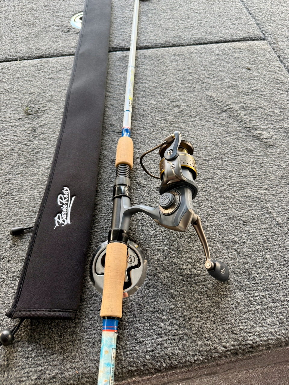 Premium Neoprene Rod Sleeve Black